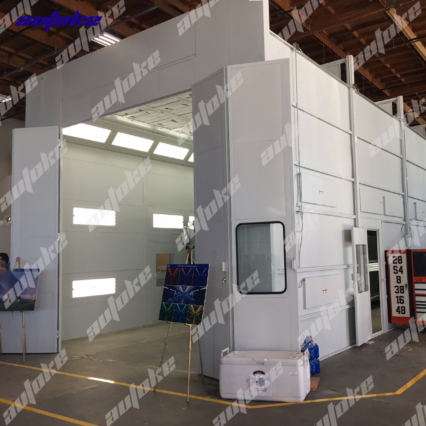 Truck and Car Spray Booth for Automotive Paint 10m/15m/20m Diesel Heating Baking and Painting Use