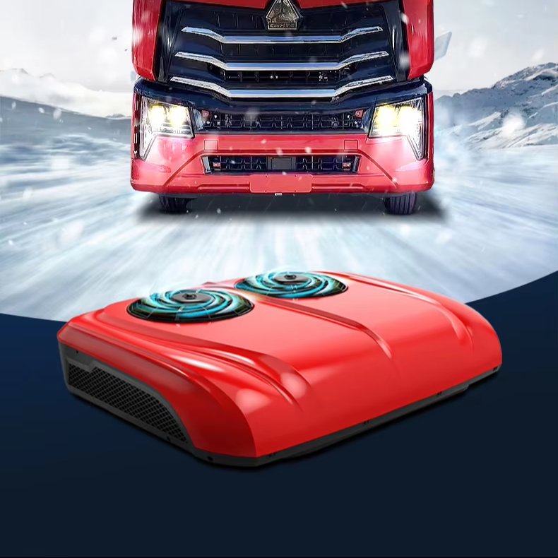 Portable 12/24V Auto Parking AC Unit Accessories Rooftop Mini Truck 12V RV Camper Van Parking Conditioner