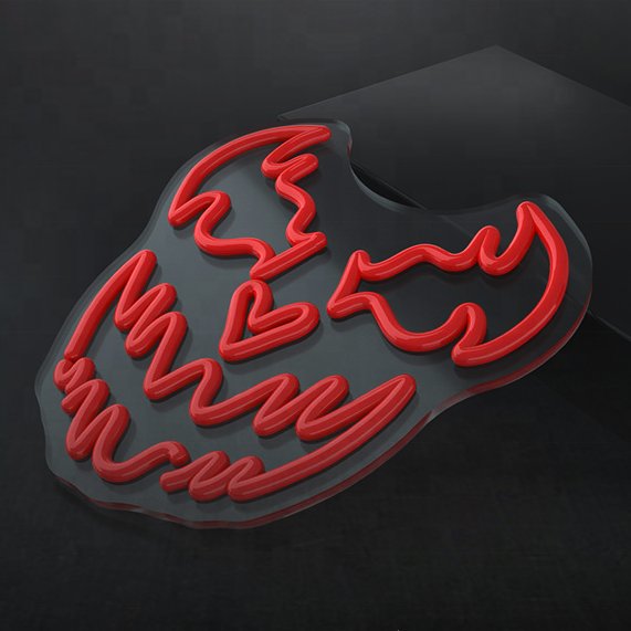 JAGUARSIGN Manufacturer Custom Happy Halloween Party Neon Sign Decorative Resin Cast Neon Sign Halloween