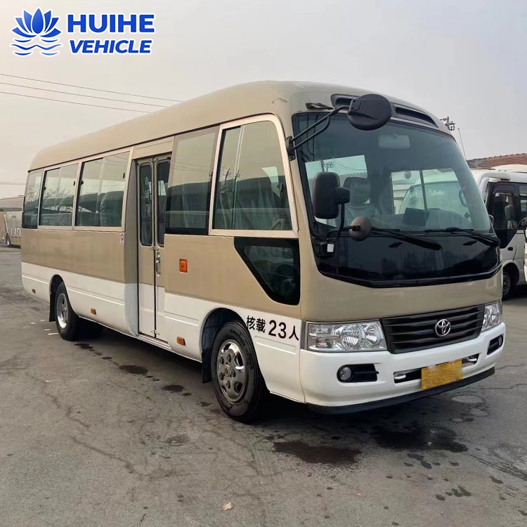 Used Coaster Mini Bus 23 Seats Hiace for Sale Coaster Passenger Bus Second Hand Coaster Van Minibus