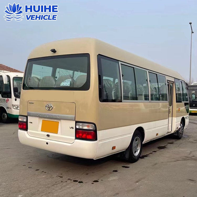 Used Coaster Mini Bus 23 Seats Hiace for Sale Coaster Passenger Bus Second Hand Coaster Van Minibus
