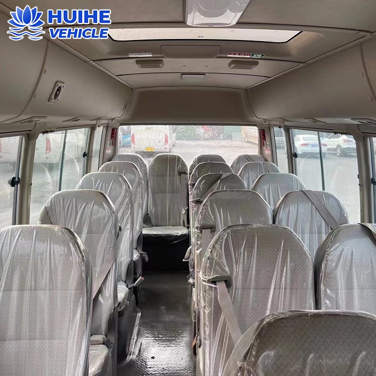 Used Coaster Mini Bus 23 Seats Hiace for Sale Coaster Passenger Bus Second Hand Coaster Van Minibus