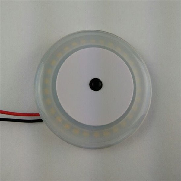 Round LED Surface Mounting Car Van Bus Interior Ceiling Dome Roof Light 12V/3W for Marine/ Boat/ RV / Trailer