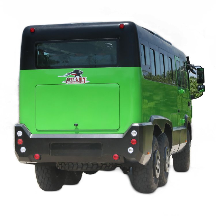 Chinese Luxury Dongfeng Coach Bus 25 Seats Cummins Euro 2 Six-Wheel Drive Tour Buses Manual Gear Box Truck
