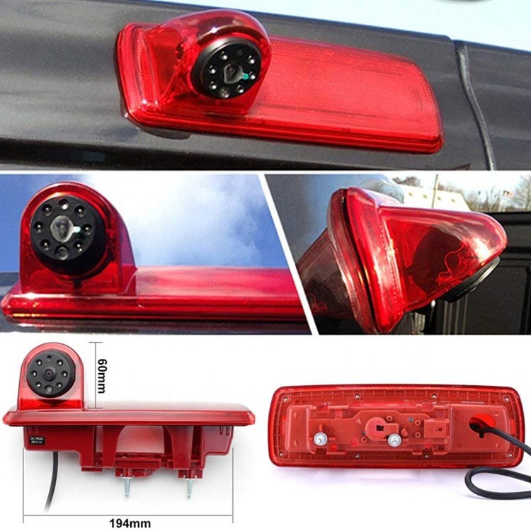 Waterproof IP68 Special Van Rear Reverse Brake Light Camera for Opel Vivaro 2014 Renault Trafic