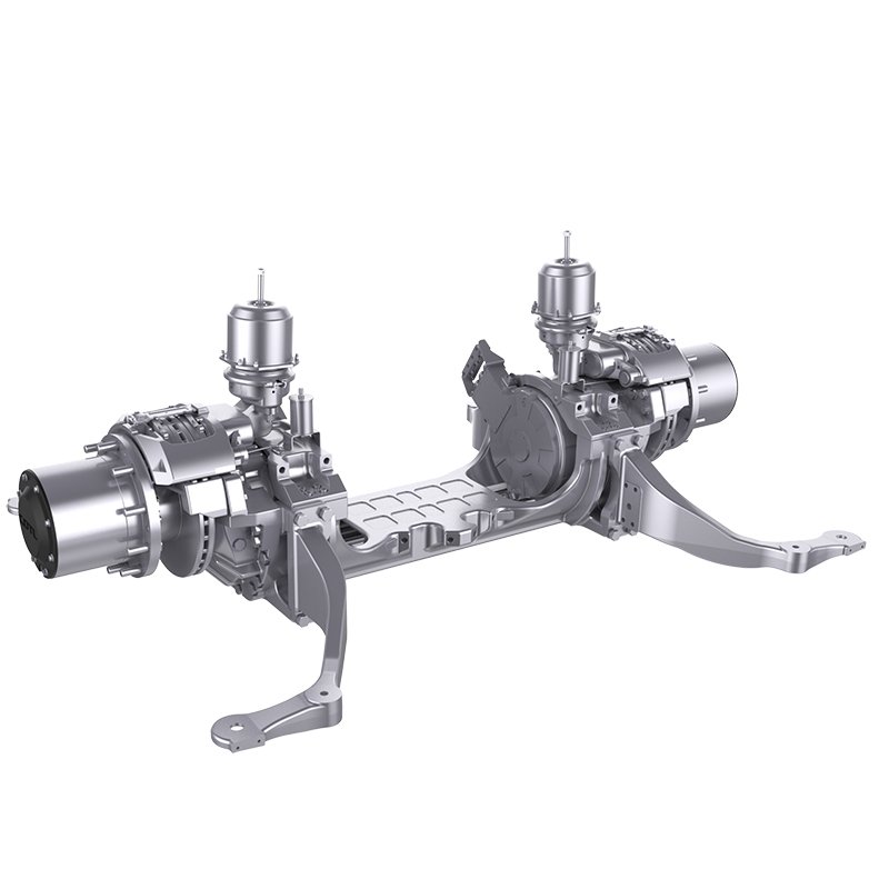 New Energy Vehicle Parts & Accessories Electric Car Kit EV Bus Wheel Side PMSM Motor Axle Electric Drive Axle for Electric Bus