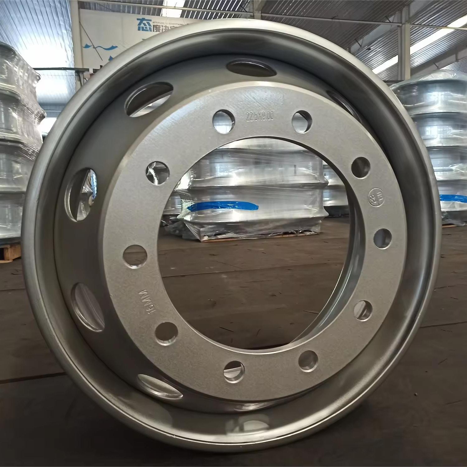 9.00X22.5 Bus and Semi Truck Chrome Steel Disc Spoke Wheels Rims