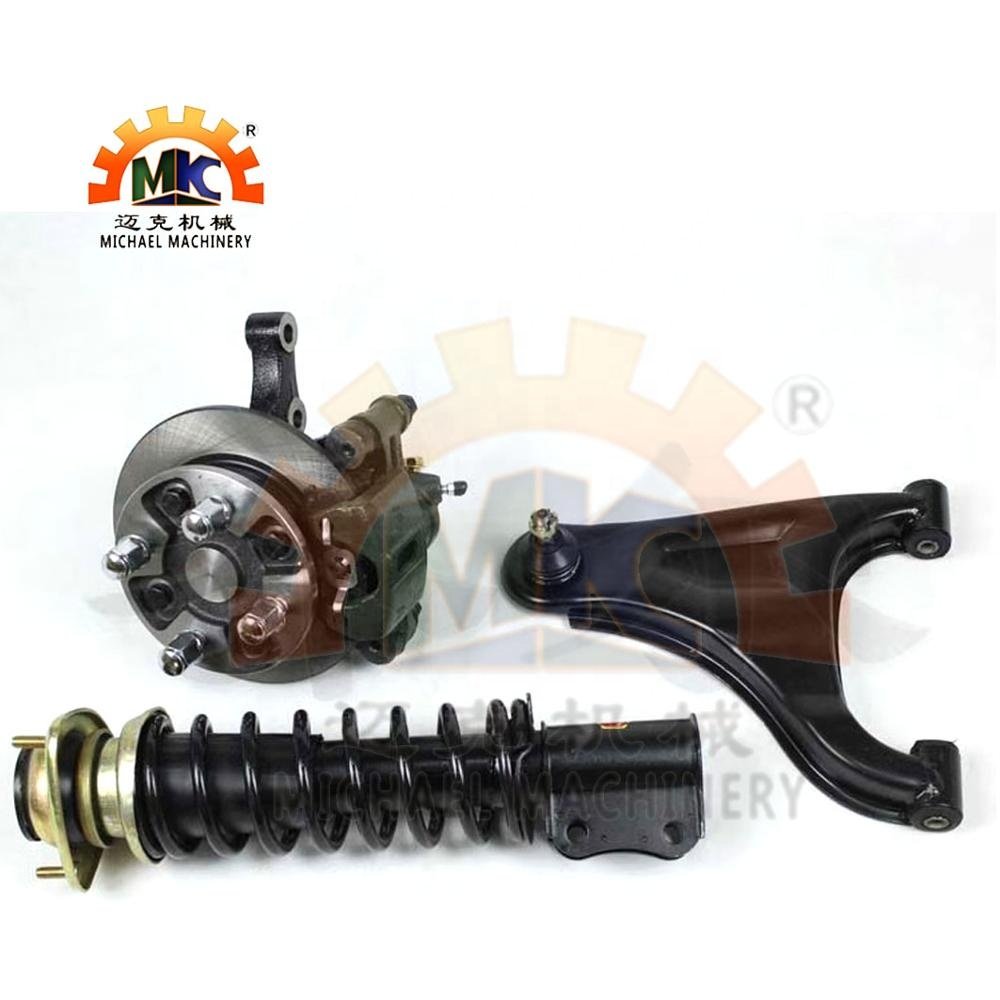 4x2 EV Bus Trucks Electric Mini Car Golf Cart Scooter Buggy Steel Front Small Wheel Steer Axles Independent Mcpherson Suspension