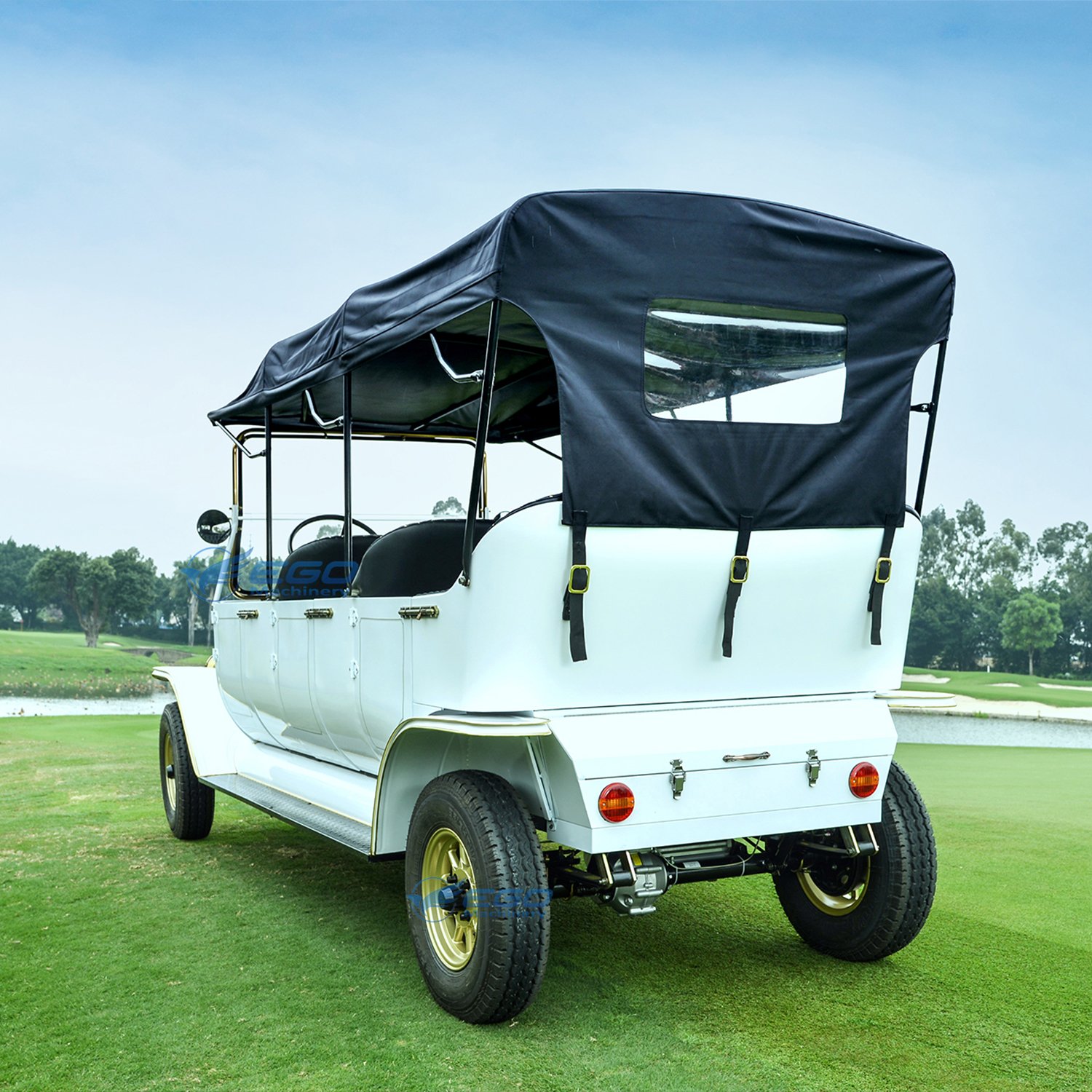 Classic Vintage Electric Vehicle for 4-5 People AC Motor Golf Carts CE Certified Sightseeing Bus & Car