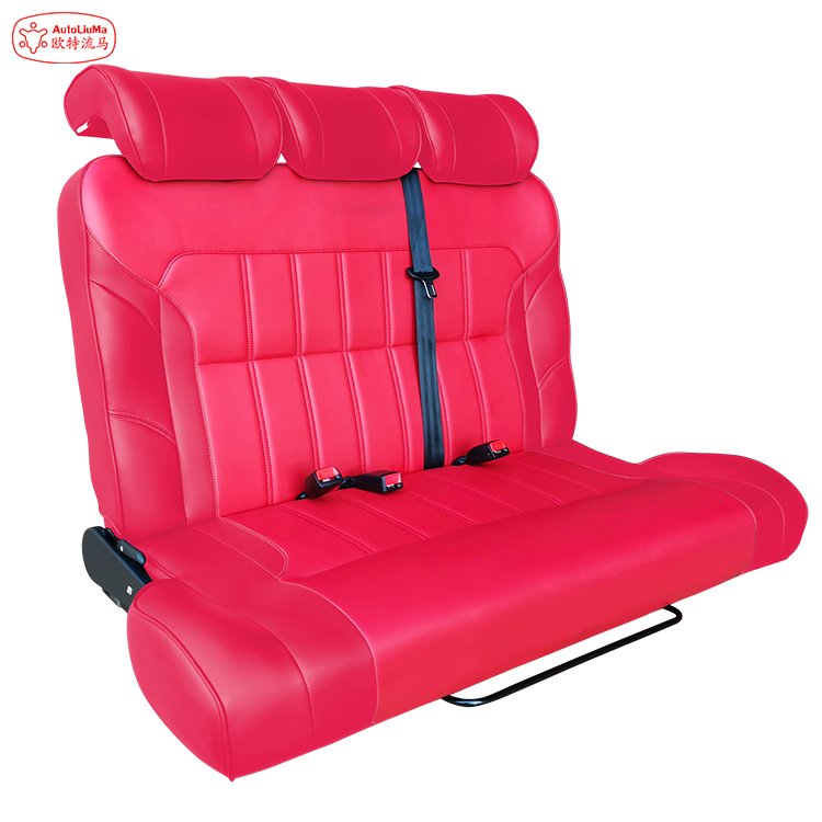AutoLiuMa Folding Sport Car Seats PU Leather Rear Seat Conversion for BJ40 Jeep Wrangler Jeep Wrangler Leather Rear Seat
