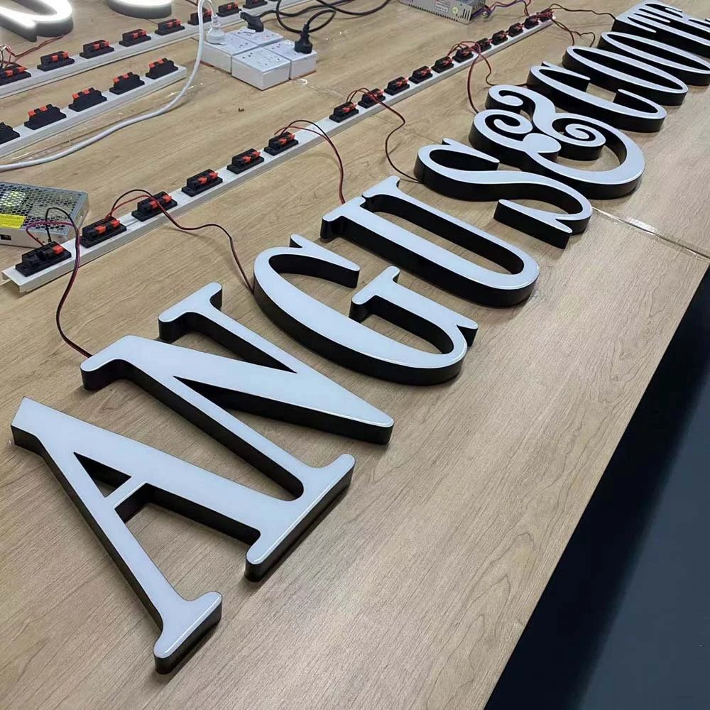 Hot Selling Storefront Signs Price Lightbox LED Signboard Acrylic Letter Signs Stroefront LED Sign Lights