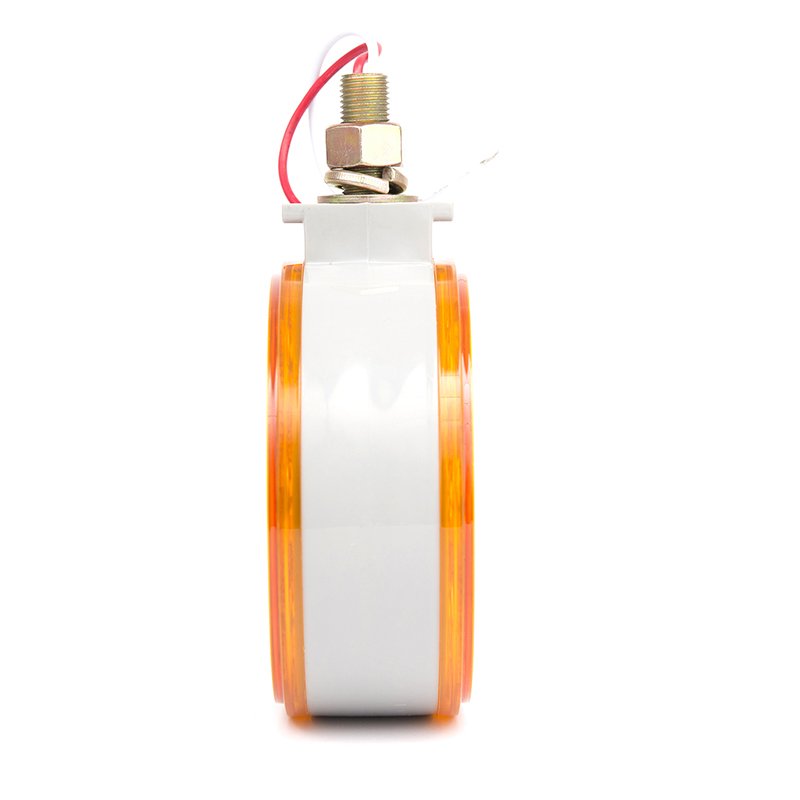 12V 24V Amber 4 Inch Round Double Face Turn signal Strobe Light LED Light Systems for Truck Trailer Others Car Light Accessories