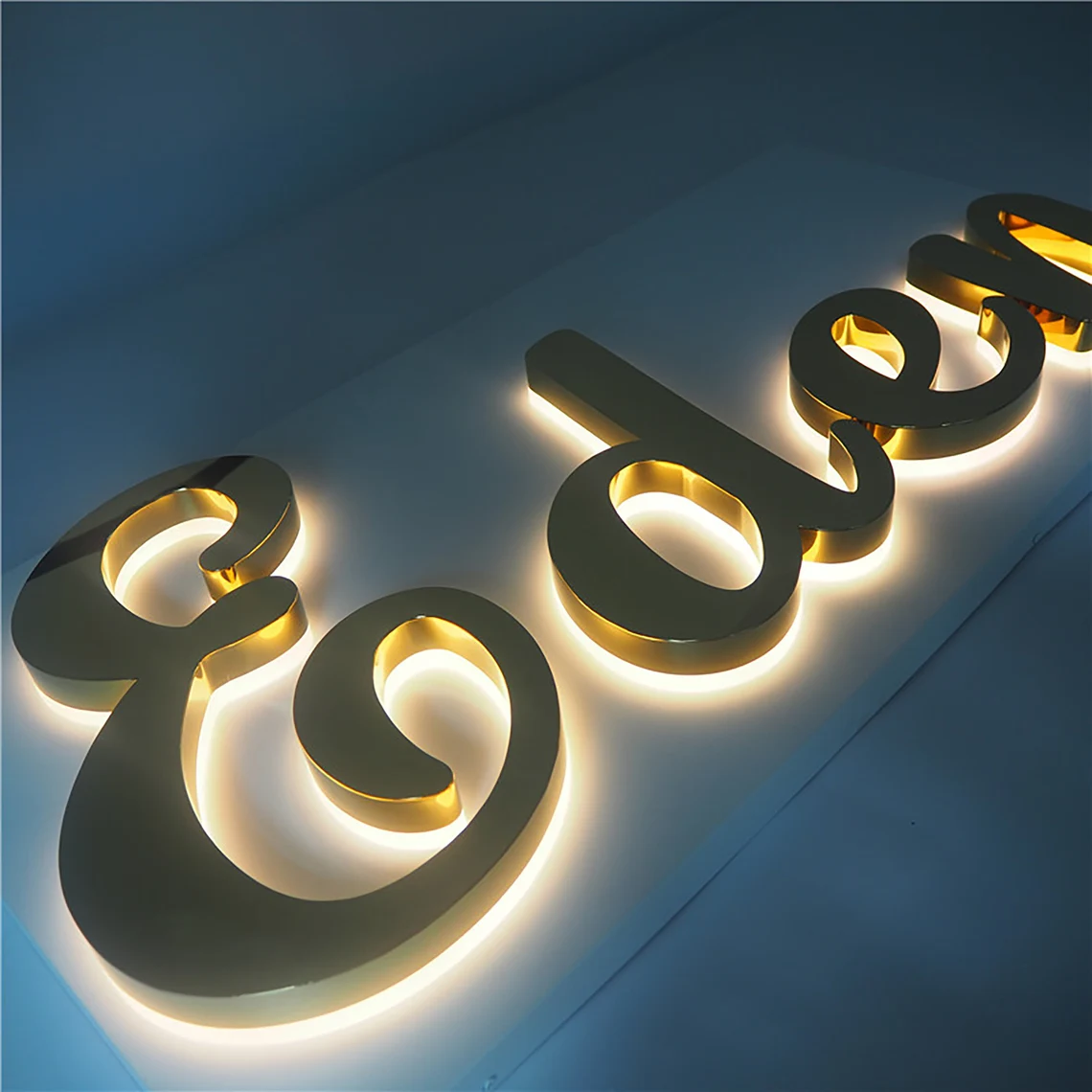 Custom Led Backlit Channel Letter Sign Solar House Number Light with Cheap Price Invitation Letter Restaurant 30 12 Advertising