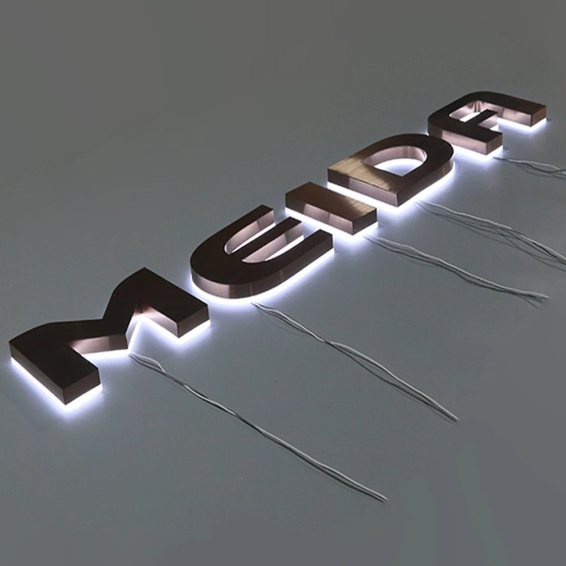 Custom Led Backlit Channel Letter Sign Solar House Number Light with Cheap Price Invitation Letter Restaurant 30 12 Advertising