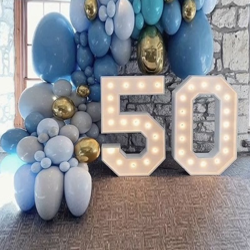 Outdoor Holidays Party Decoration Led RGB 4ft Big Marquee Letter Lights Giant Light up Letters for Event Party Supplies