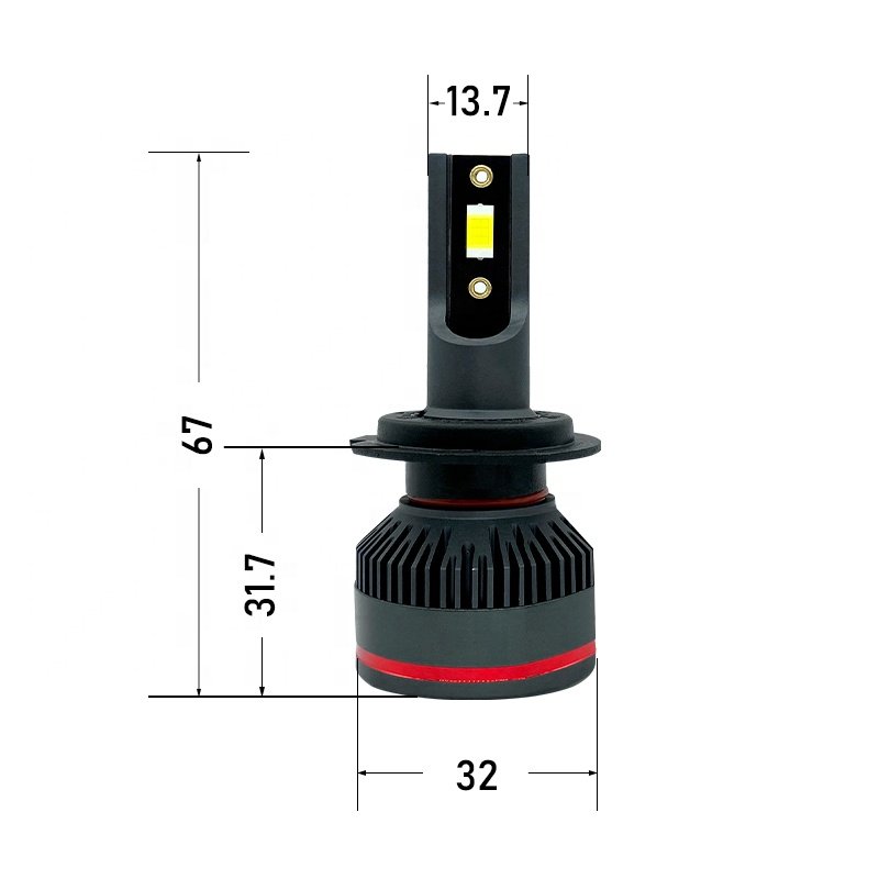 New High Power 80w 3570 CSP Car Light Bulb 9005 9006 Automotive LED Headlamp 12v Car Led Headlight