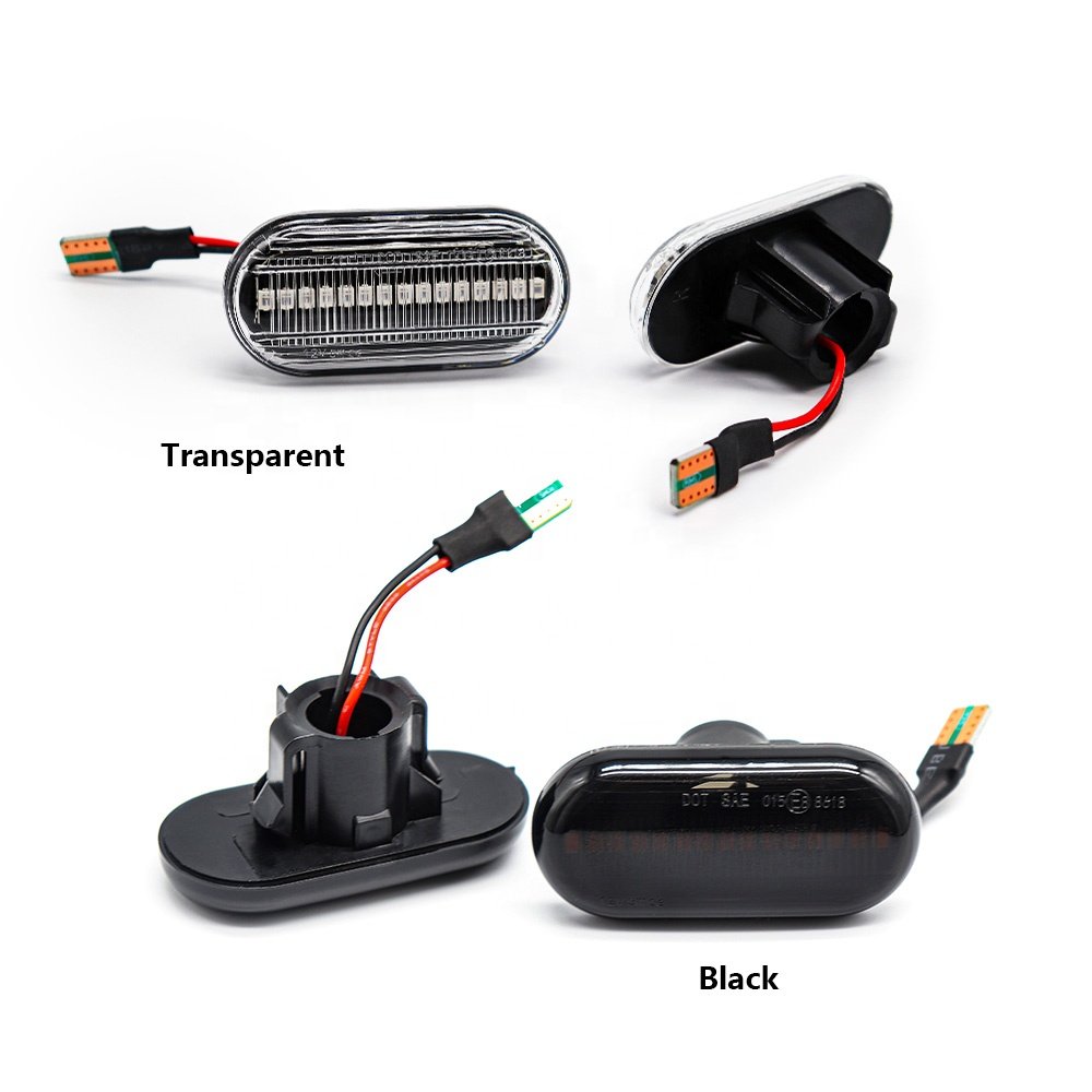 New LED Dynamic Side Marker Signal Lights for Renault Megane 1 Clio1 2 Kangoo Nissan OPEL Sequential Blinker Indicators Lamps