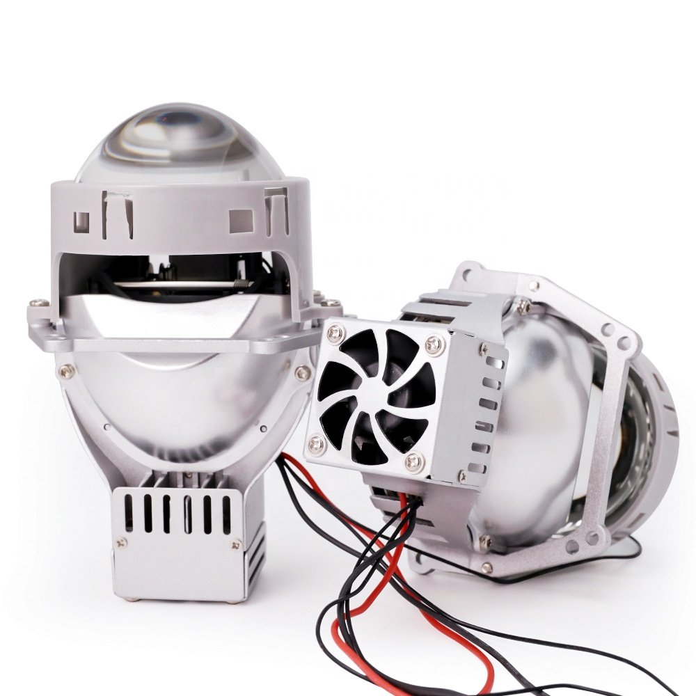 GPNE Factory Price Headlight Universal Car Led Lights Upgrade 60W P6 Led Projector Lens 3.0inch Head Lights 6000K Super Bright