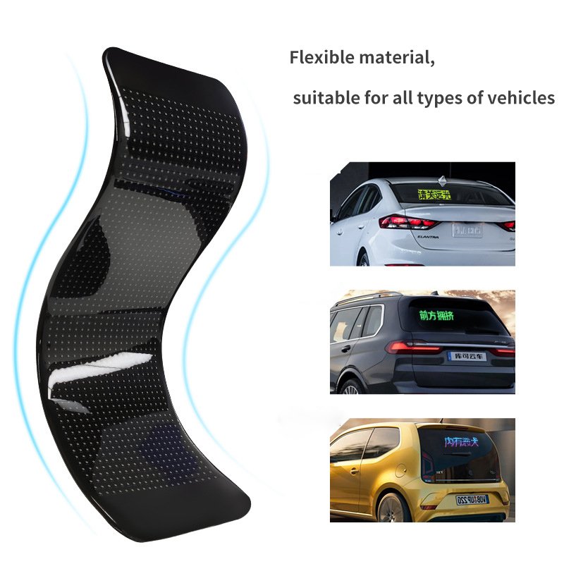 Flexible Led Display Screen Programmable Car Led Display Screen Flexible LED Flexible Display