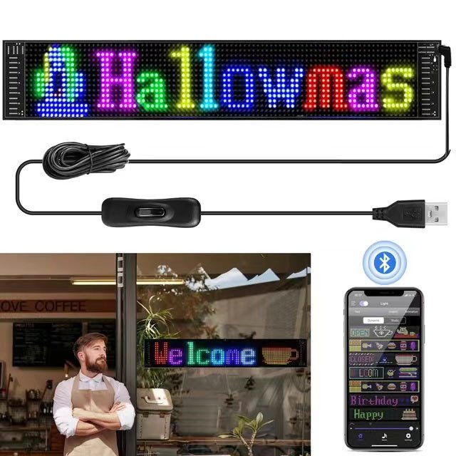 Flexible Led Display Screen Programmable Car Led Display Screen Flexible LED Flexible Display