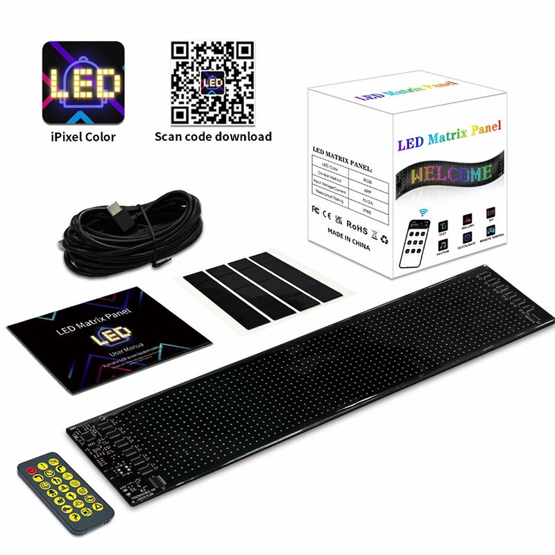 Flexible Led Display Screen Programmable Car Led Display Screen Flexible LED Flexible Display