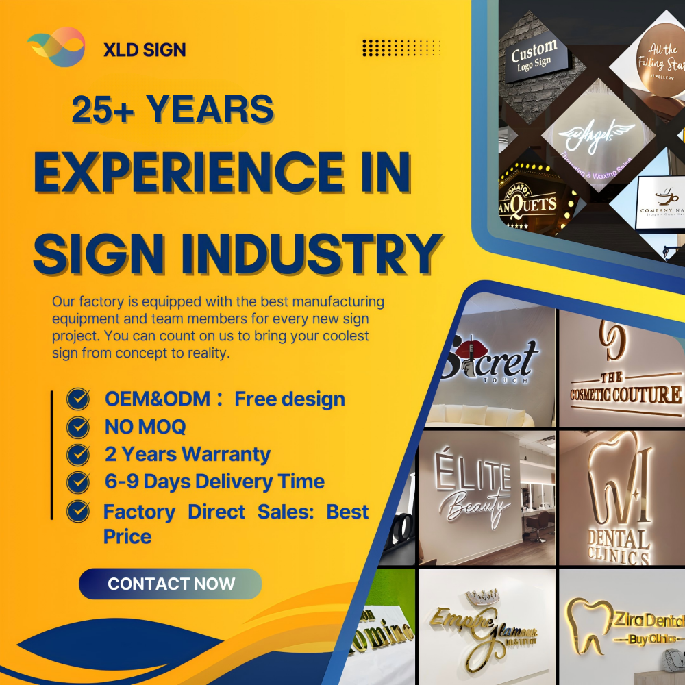 Custom Metal Cutting Titanium Mirror Signage Backlit Letters LED Business Signs for Jewelry Chain Stores