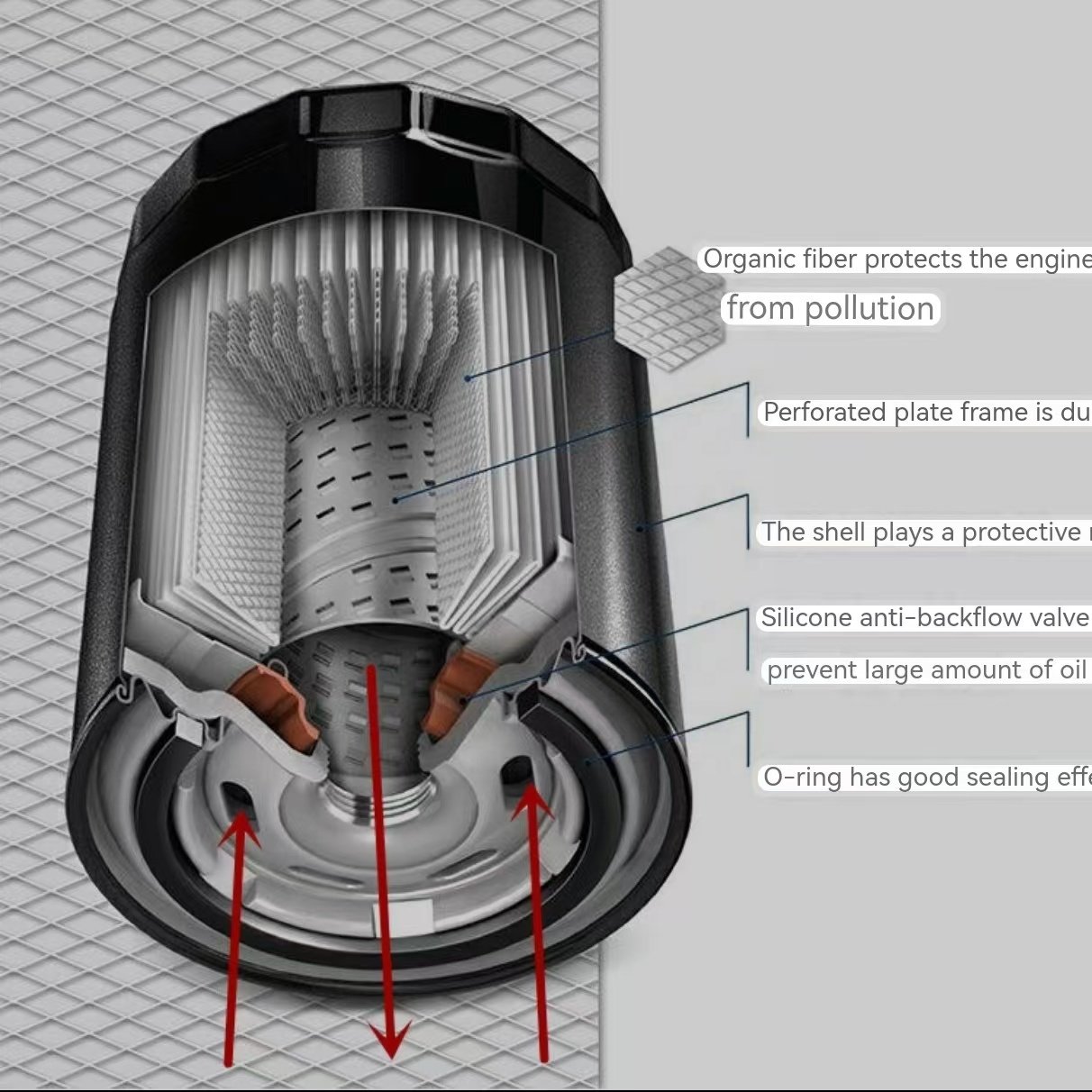New 15600-41010 Car Engine Filters for Toyya Auto Parts