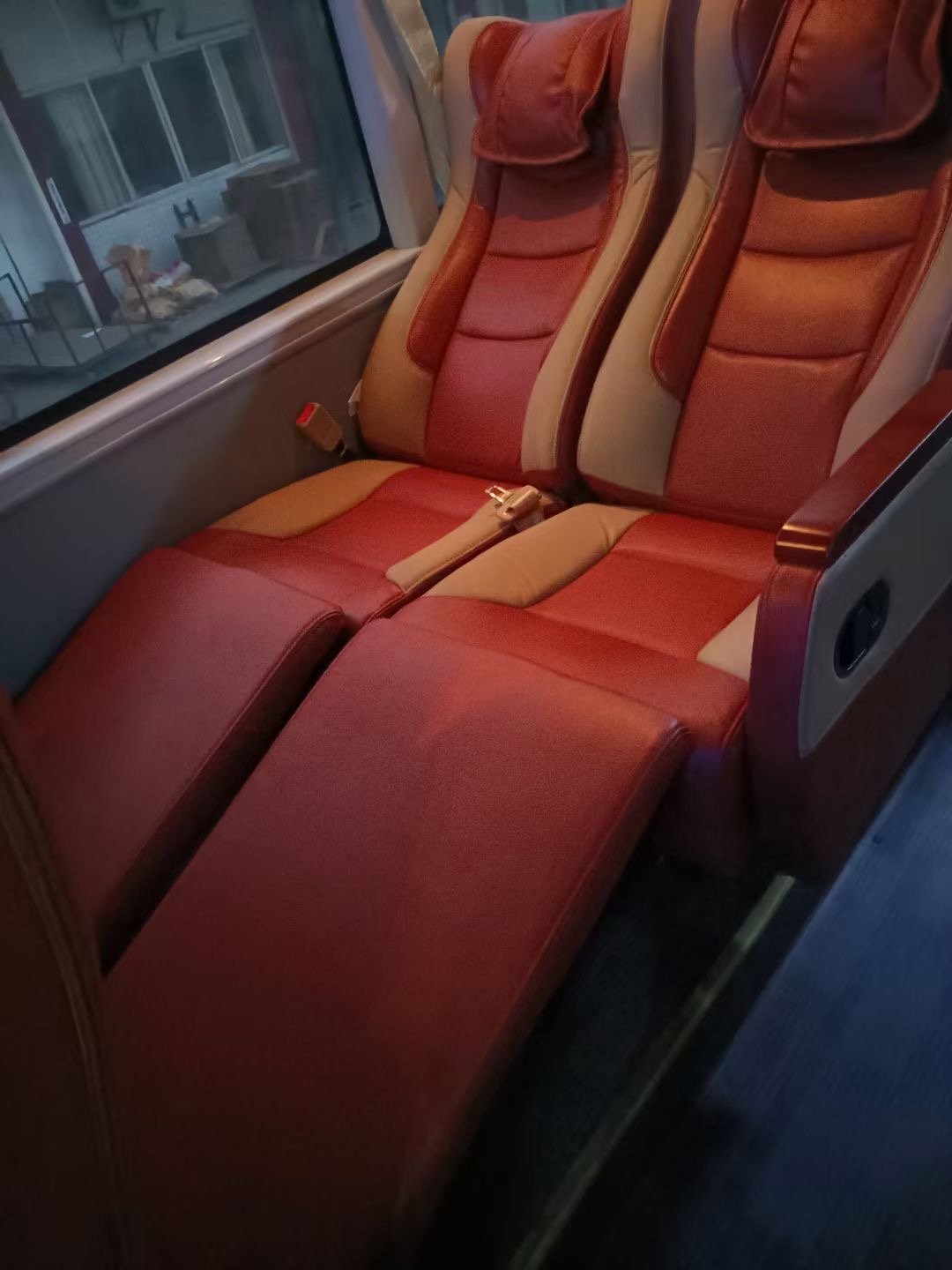 New Arrival Car Interior Custom Bus Accessories Van Small Urban coach Bus Seats with Rear Back Table City Minibus Seat for Sale