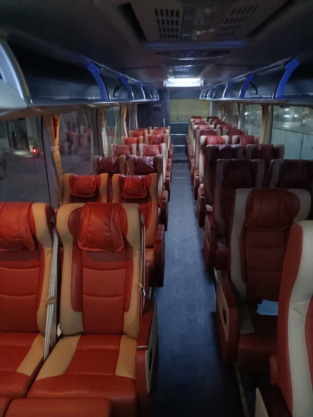 New Arrival Car Interior Custom Bus Accessories Van Small Urban coach Bus Seats with Rear Back Table City Minibus Seat for Sale