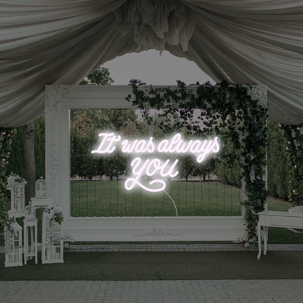 Custom Wedding Party Neon Sign Acrylic Electronic Signs Wedding Ceremony Party Lighting up Sign for Party Decoration
