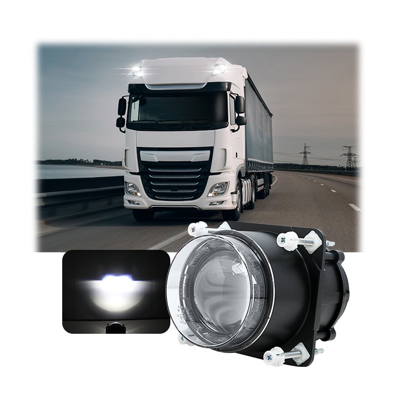 90MM Led Headlight Sealed Beam Light 3.5W Parking Light High Beam 40W Led Headlight for Yutong Bus & Motorcycle