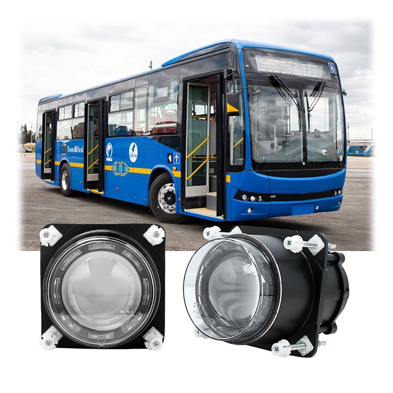 90MM Led Headlight Sealed Beam Light 3.5W Parking Light High Beam 40W Led Headlight for Yutong Bus & Motorcycle