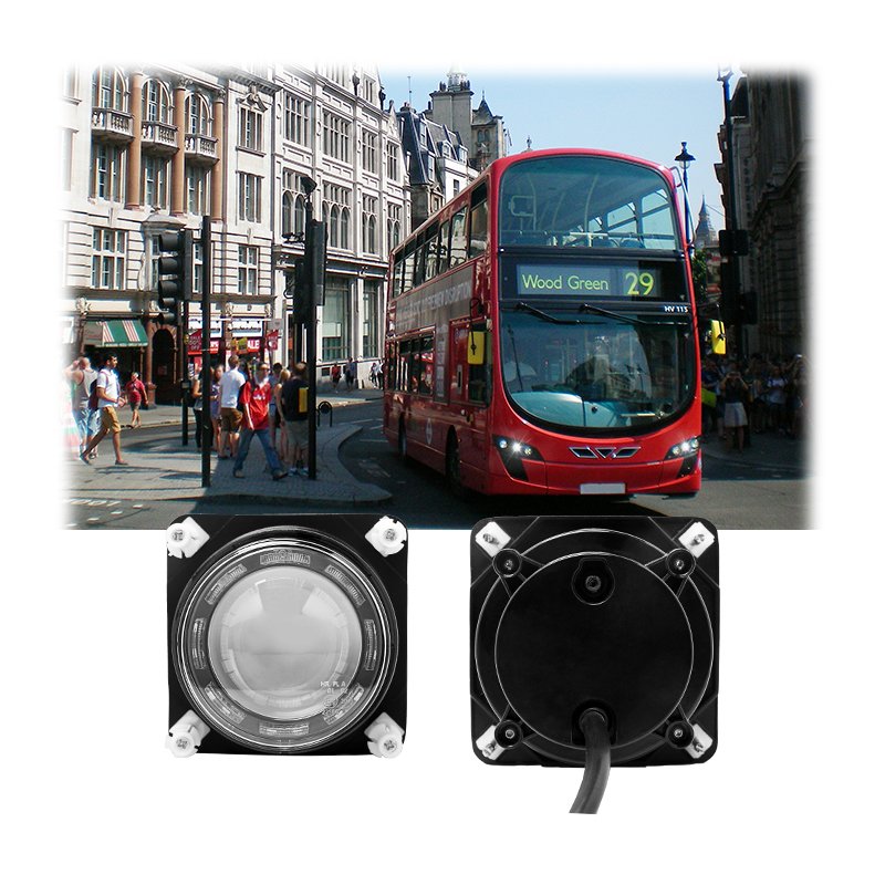 90MM Led Headlight Sealed Beam Light 3.5W Parking Light High Beam 40W Led Headlight for Yutong Bus & Motorcycle