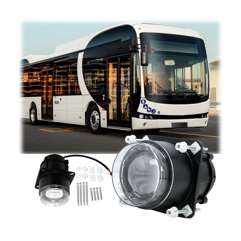 90MM Led Headlight Sealed Beam Light 3.5W Parking Light High Beam 40W Led Headlight for Yutong Bus & Motorcycle