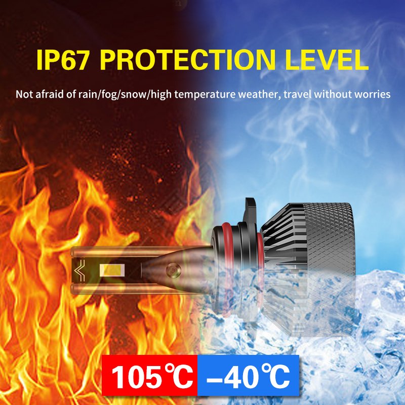 3570 Chip 12000LM 120W HB3 HB4 H8 H9 H11 Car Fog Lights 6000K Led Headlight H7 H11 Led Car Light Bulb HB3 HB4 Car Led Headlight