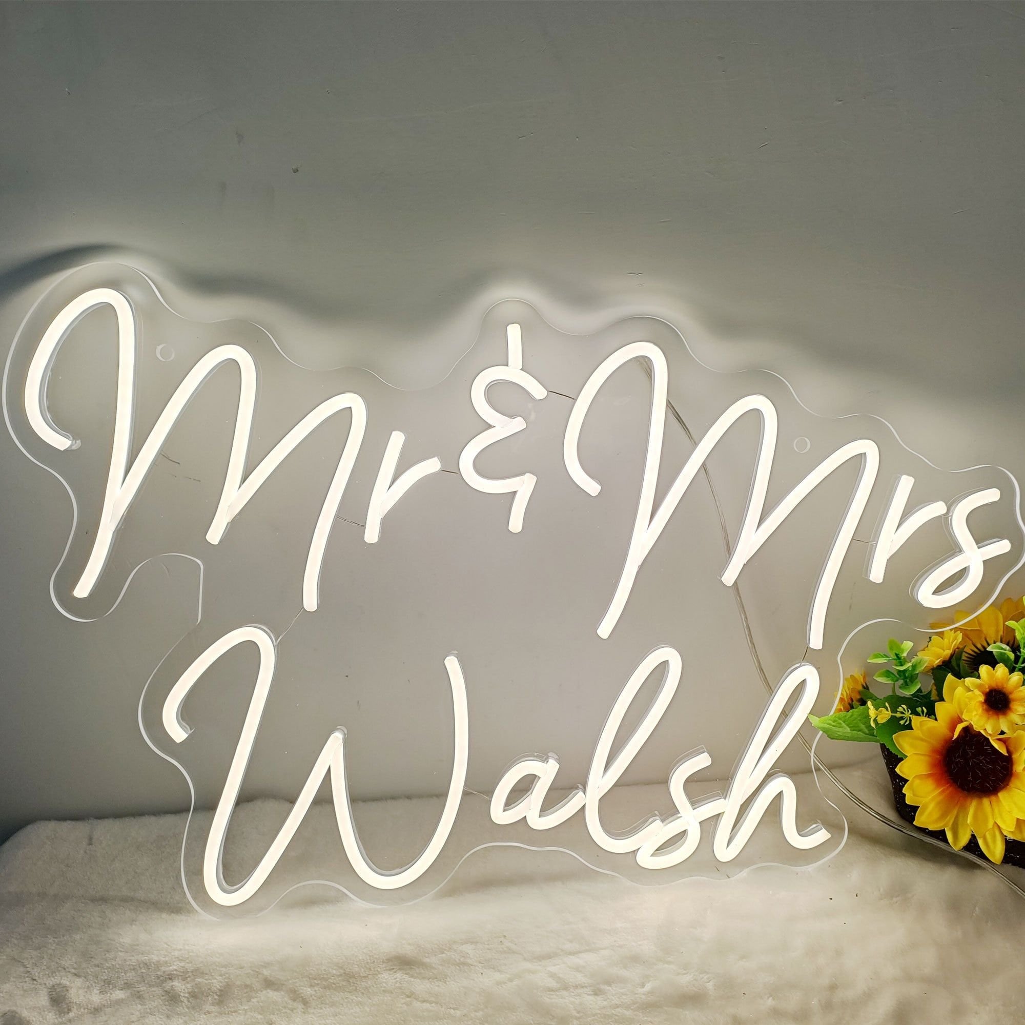 Manufacturer Dropshipping Custom Led Neon Light Logo Neon Sign Custom Drop Shipping for Bedroom Wedding Party Home Decor