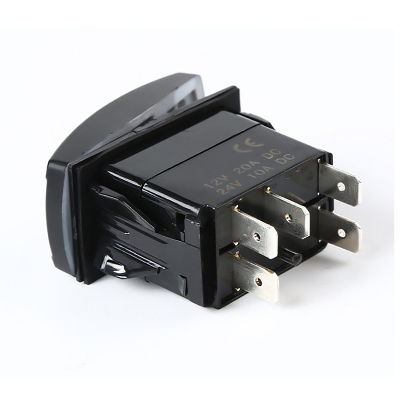 12v Dc Jack Socket with Dc Rocker Switch Laser Design ON-OFF Rocker Switch for Carling Boat
