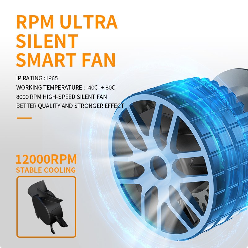 OEM Factory 2023 New Model T90 Blue High Speed Fans Double Copper Pipes 200w 20000lm 3570chips H7 H11 9005 9006 Headlight Led H4