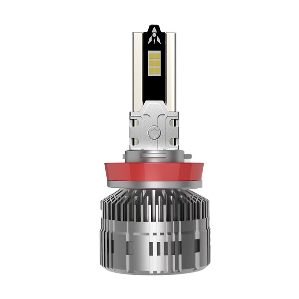 2024 Newest T1 90W 6500K 9000LM 9005 H4 H7 H11 Double Copper Tube 3570 6 Chips 36V Auto Car Strong Driver Led Headlight