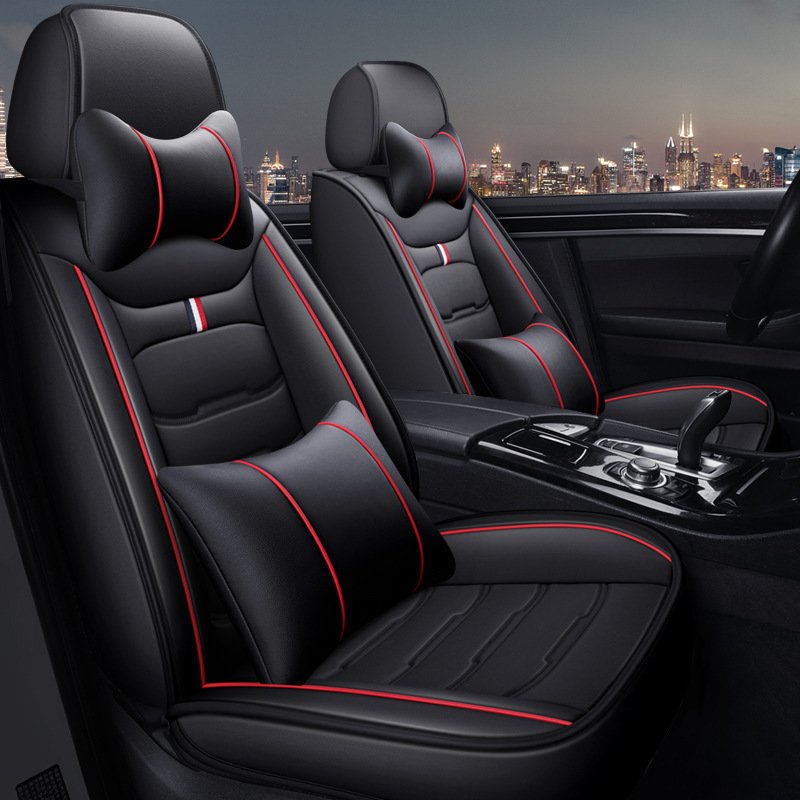 hot sale 5 Seats Car Seat Cover Car Accessories Pu Leather Universal for KIA/ toyota/camry/tesla/nissan/civic/mazda3