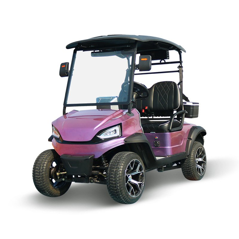 48V 2 Stroke Electric Four-Wheel Sightseeing Bus 2-8 Seater Golf Carts Scenic Property Security Patrol Hotel Reception Golf