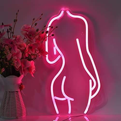 Lady Back Neon Signs LED Night Lights Decorative Sign Bedroom Man Cave Room Bar Pub Store Club Home Party Wall Art Decoration