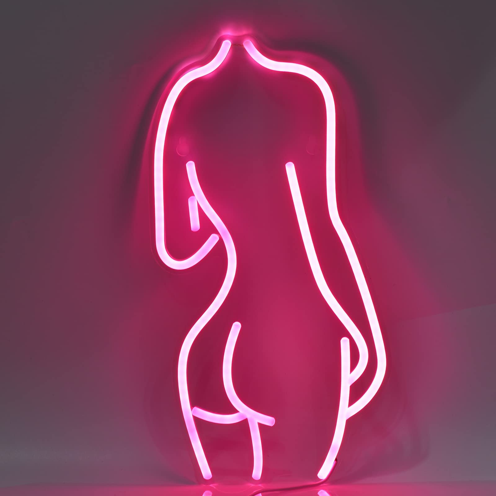 Lady Back Neon Signs LED Night Lights Decorative Sign Bedroom Man Cave Room Bar Pub Store Club Home Party Wall Art Decoration