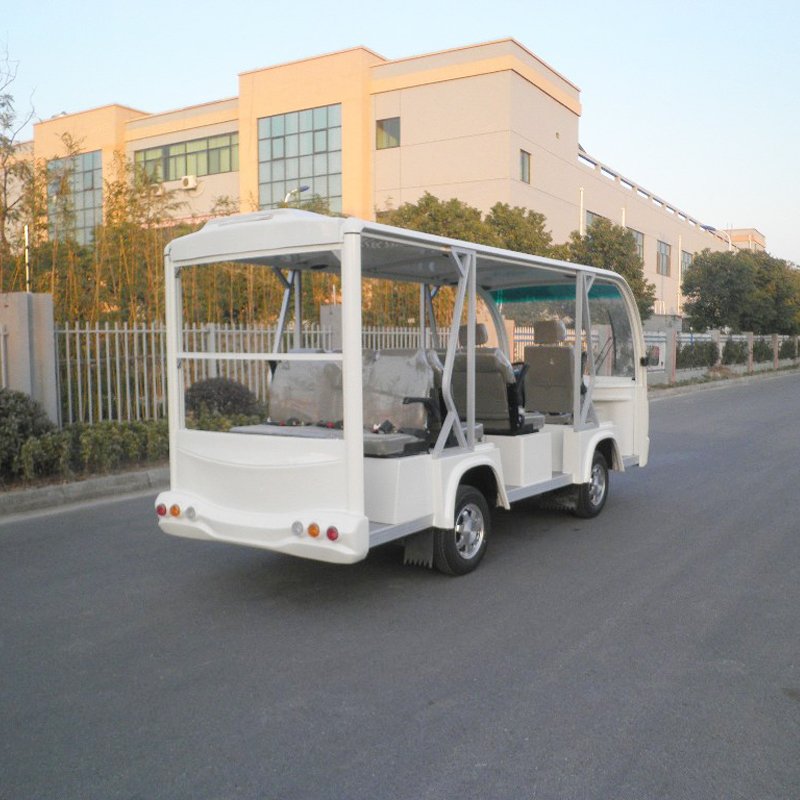 Competitively Priced 11-Passenger Electric Mini Tourist Bus with Curtis Controller 72v and 48v Batteries EEC DOT Certificates