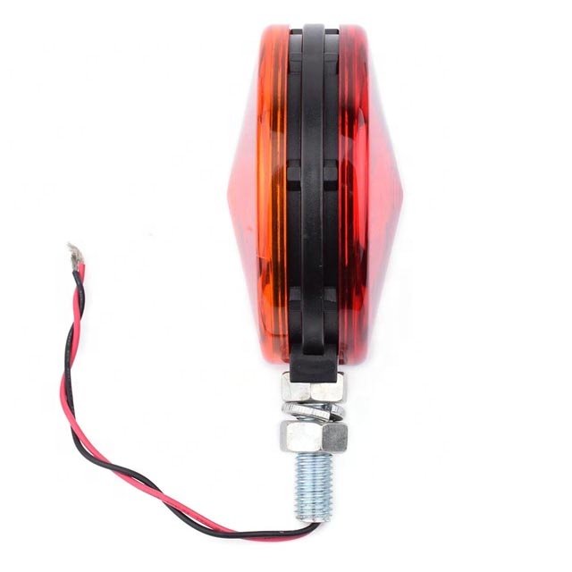 4" Round Stop/tail/turn Light with Single Stud Mount/ Amber/red Colors Red or Amber or White TONNY