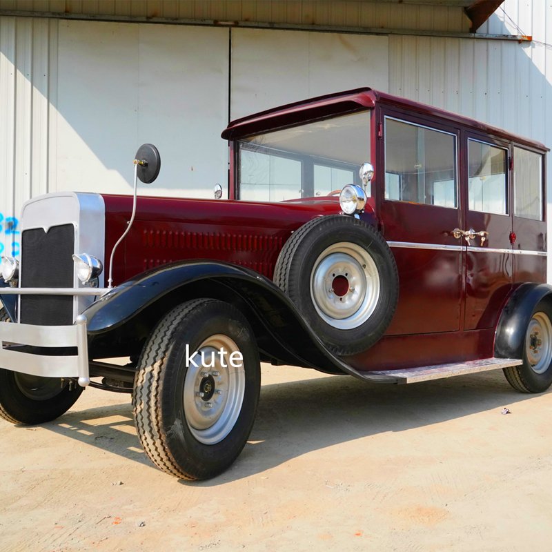 Classic Vintage Retro Sightseeing Bus Car Electric Price Cars Body Shell Tourist Antique Sale Radio Royal Golf Cart