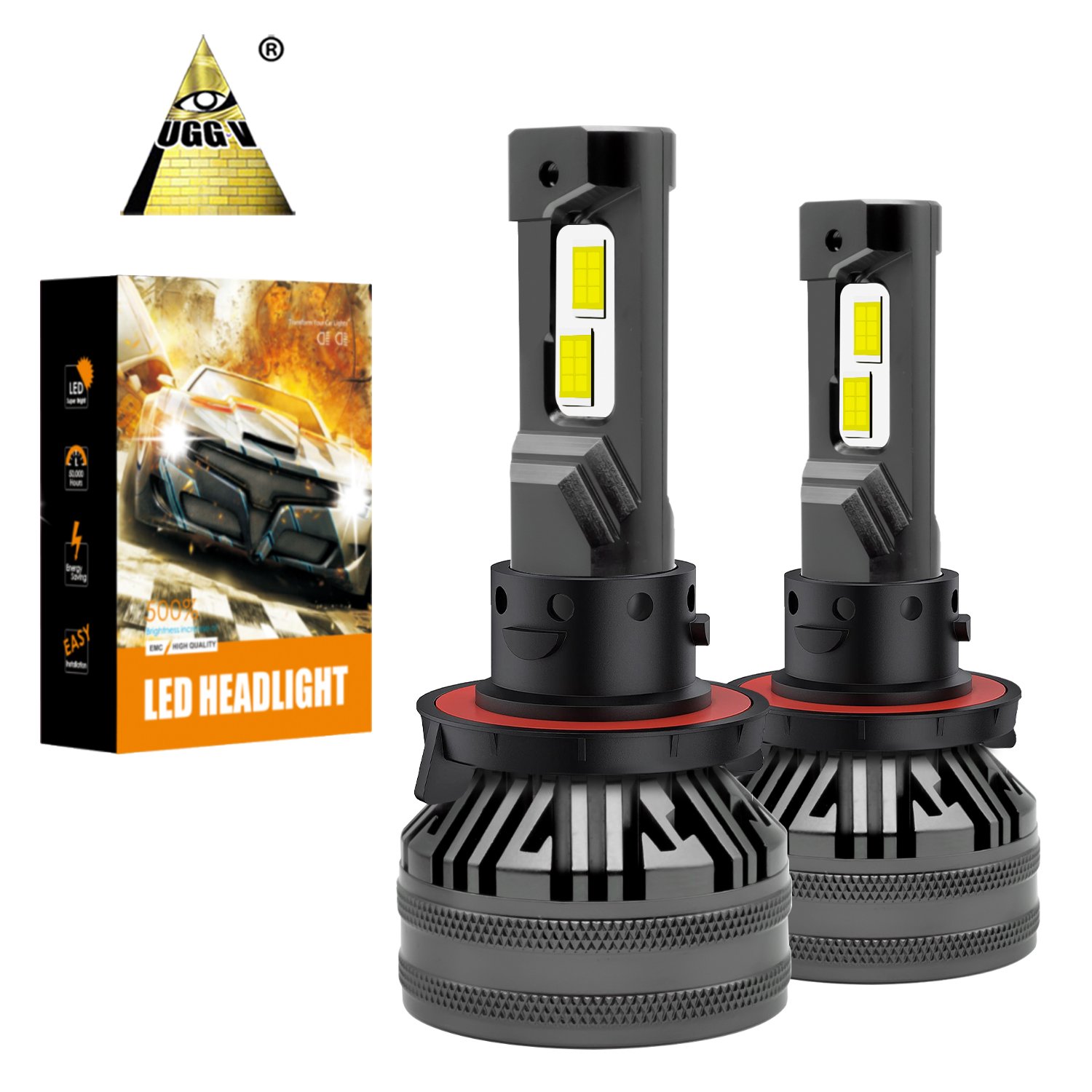 With Toyota Lexus Cars OEM Factory E22 LED Chip Headlight Conversion Kit New 12V 90 IP68 Mini Projector Led Light for Cars 6500K