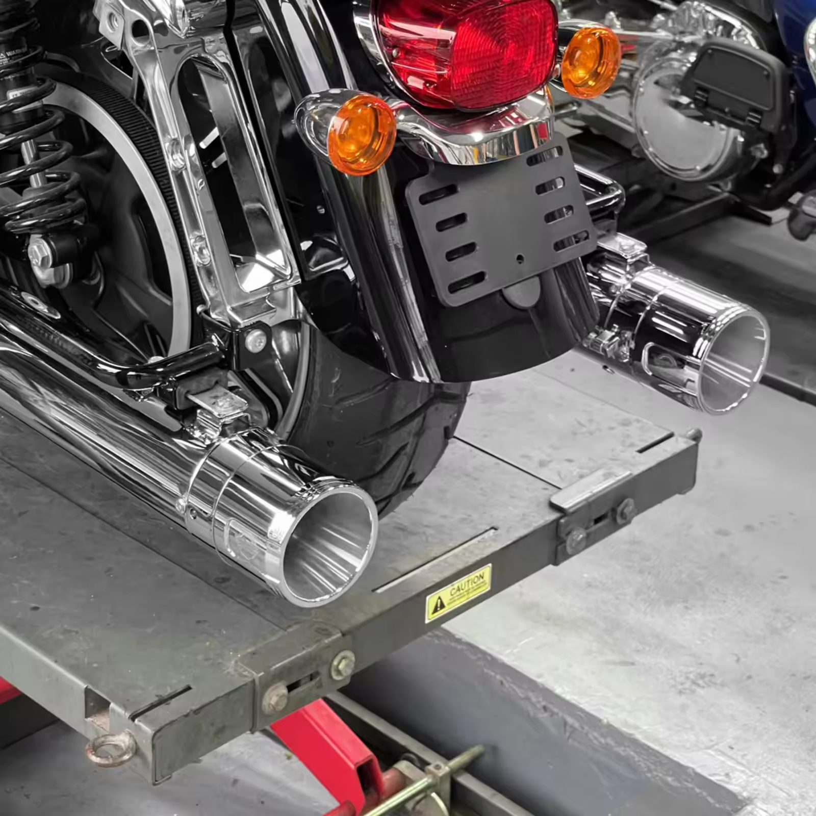 Custom 90 mm Slip-On Exhaust for Motorcycles Includes Cat-ASC Can-BUS Actuated Sound System 2 Pack Motorcycle Accessories