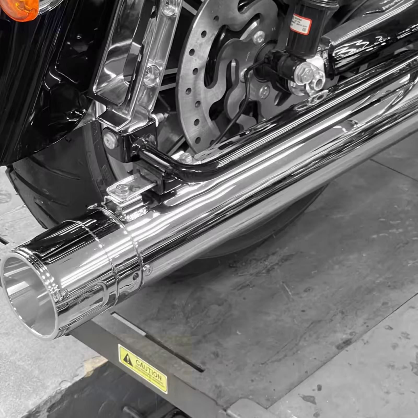 Custom 90 mm Slip-On Exhaust for Motorcycles Includes Cat-ASC Can-BUS Actuated Sound System 2 Pack Motorcycle Accessories