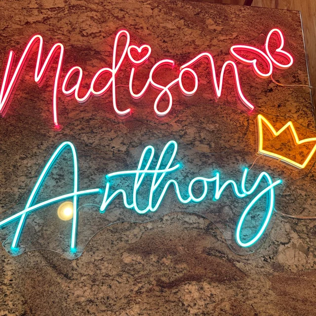 Free Design Led Illuminated Neon Sign Custom logo Advertising Smoke Shop bar Wedding Decoration Neon Light Sign